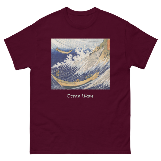 ocean-wave-art-studio-elvira-unisex-classic-tee-maroon