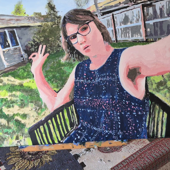 Salem Selfie Canvas Painting