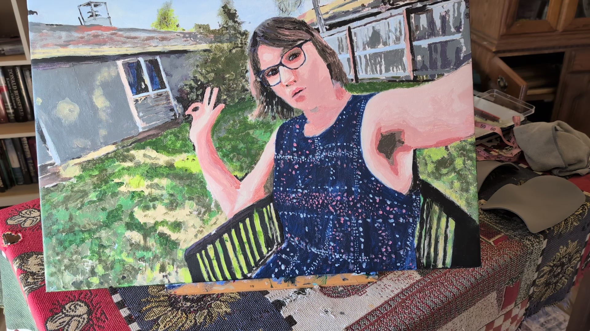 Salem Selfie Canvas Painting