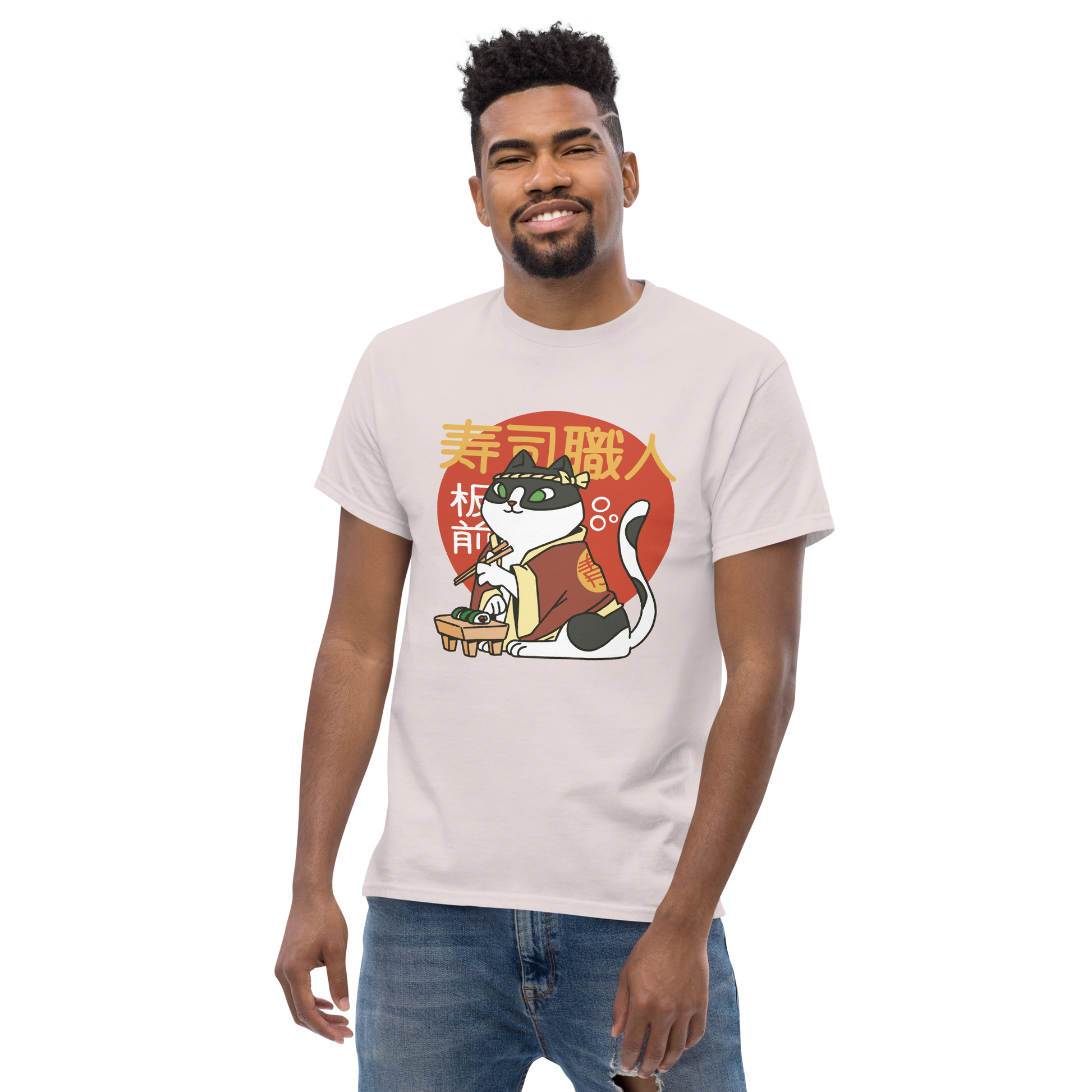 ramen-cat-art-studio-elvira-unisex-classic-tee-front-ice-grey