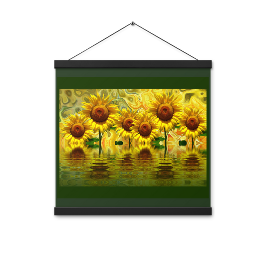 salem_sunflowers-poster-with-hanger-_in_-black-16x16