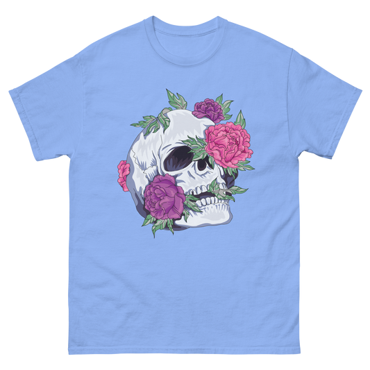 skull-and-roses-art-studio-elvira-unisex-classic-tee-carolina-blue