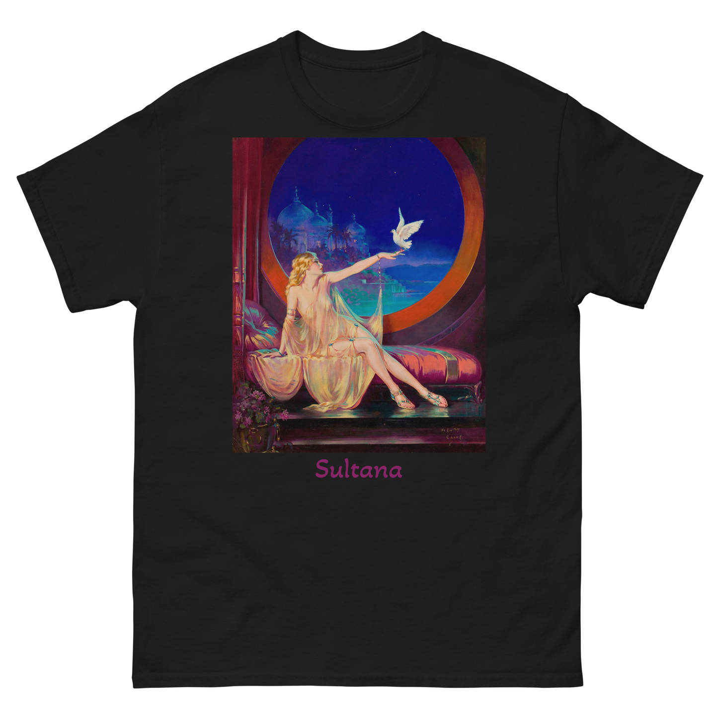 sultana-art-studio-elvira-unisex-classic-tee-black