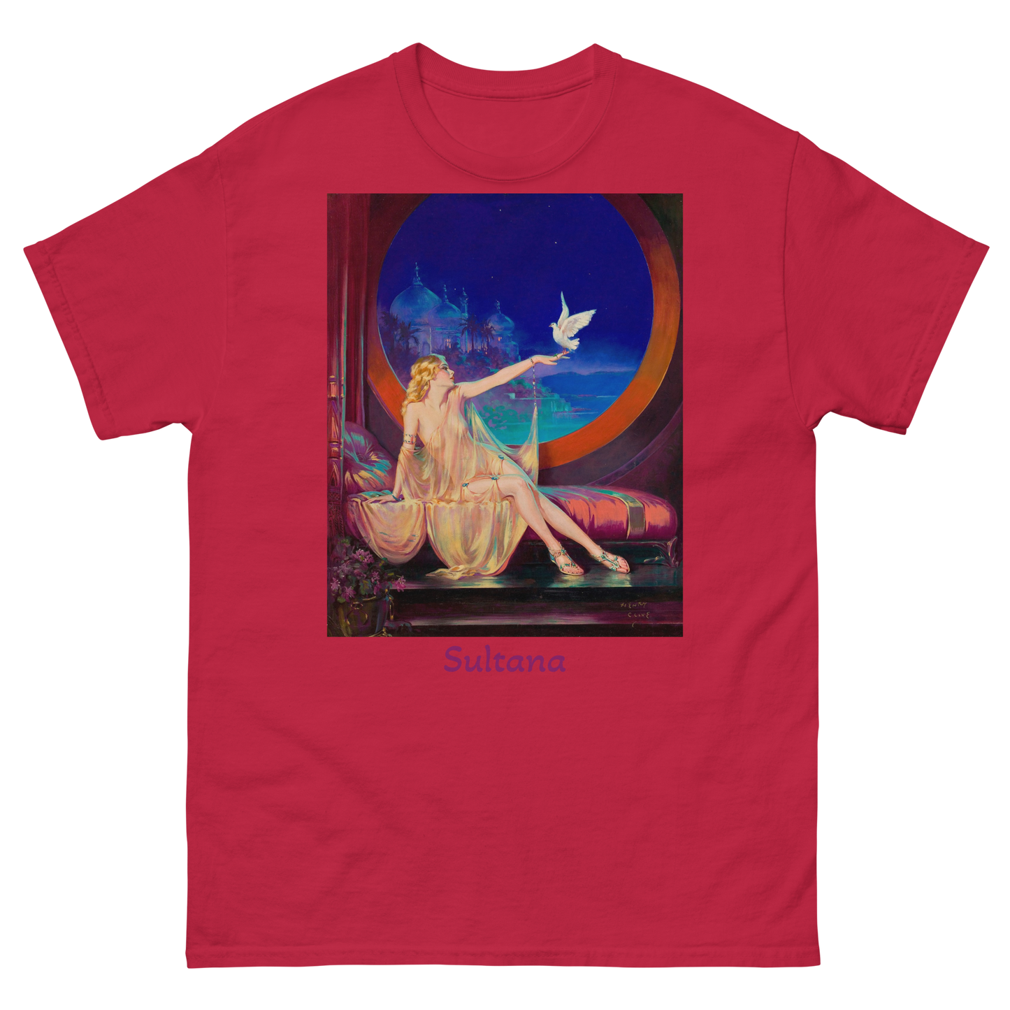 sultana-art-studio-elvira-unisex-classic-tee-cardinal