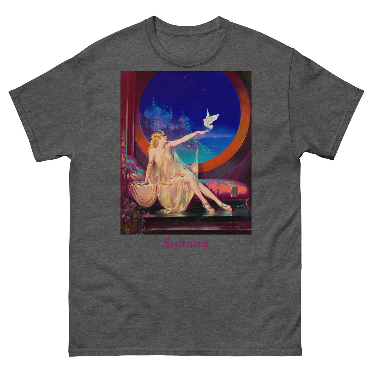 sultana-art-studio-elvira-unisex-classic-tee-dark-heather
