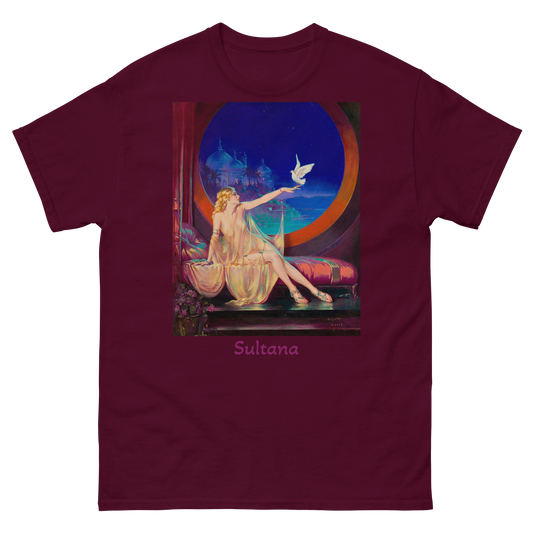 sultana-art-studio-elvira-unisex-classic-tee-maroon
