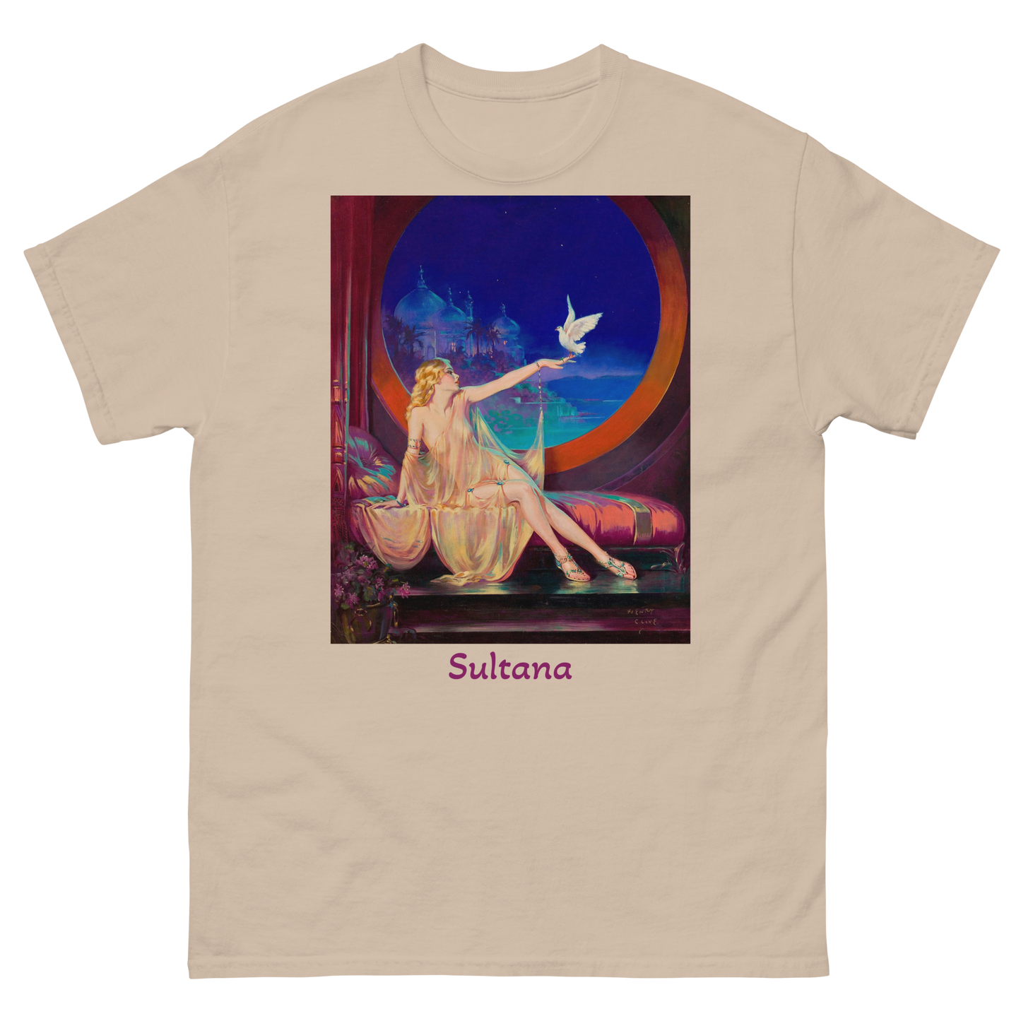 sultana-art-studio-elvira-unisex-classic-tee-sand