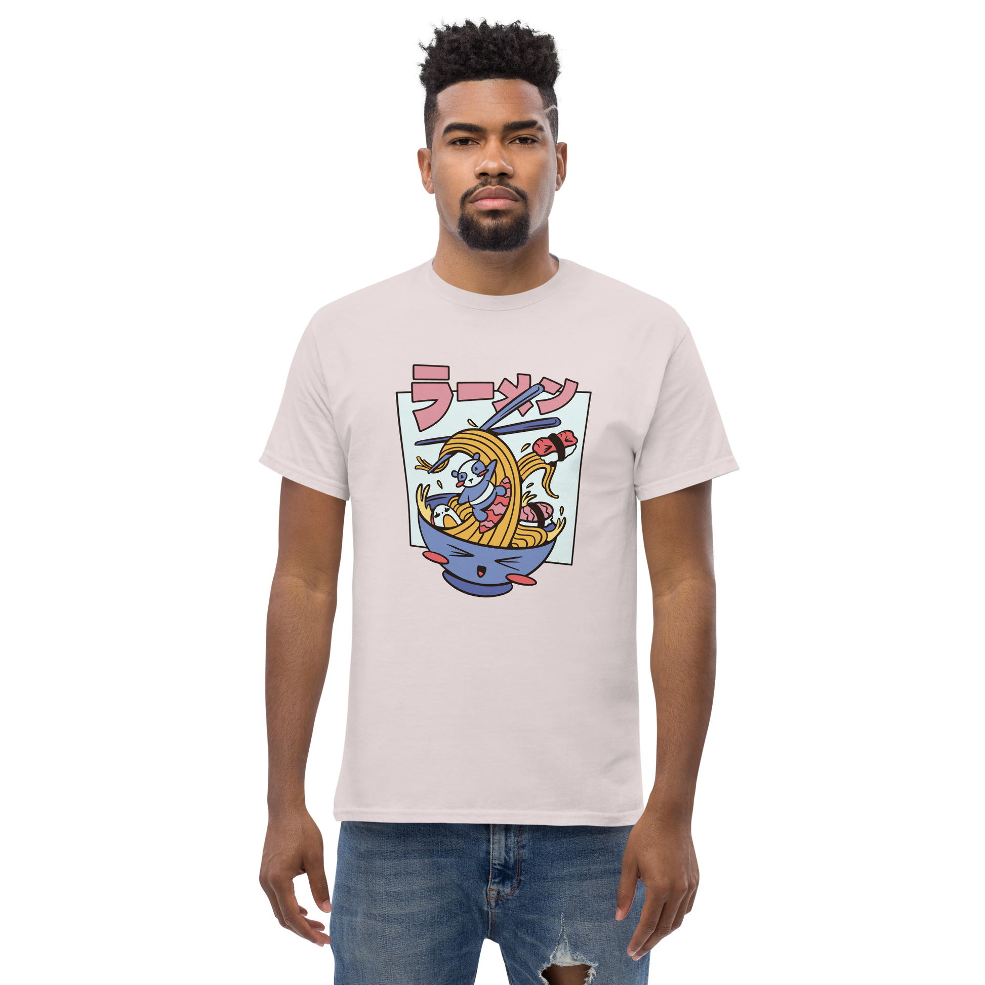 tasty-ramen-art-studio-elvira-unisex-classic-tee-front-ice-grey