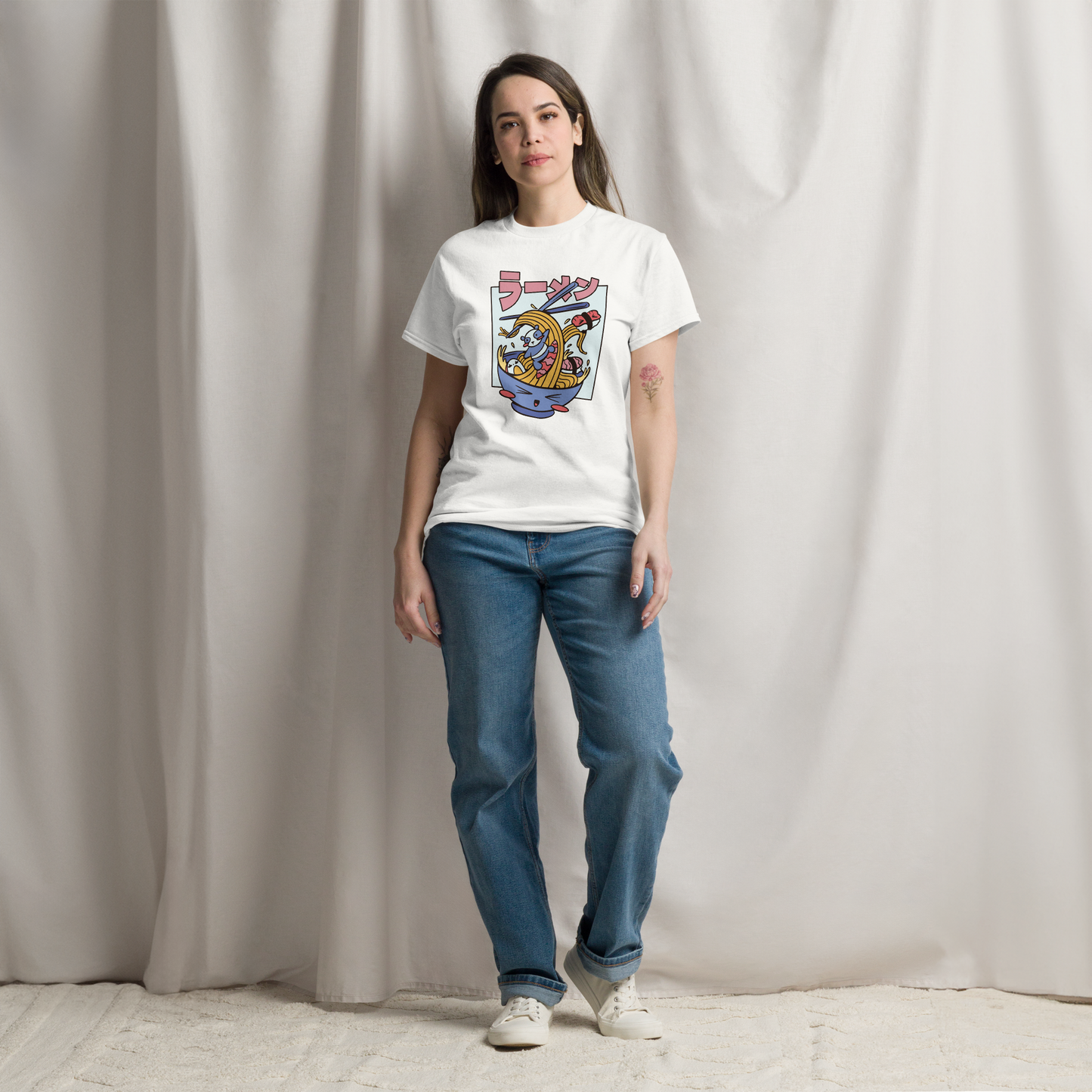 tasty-ramen-art-studio-elvira-unisex-classic-tee-front-white