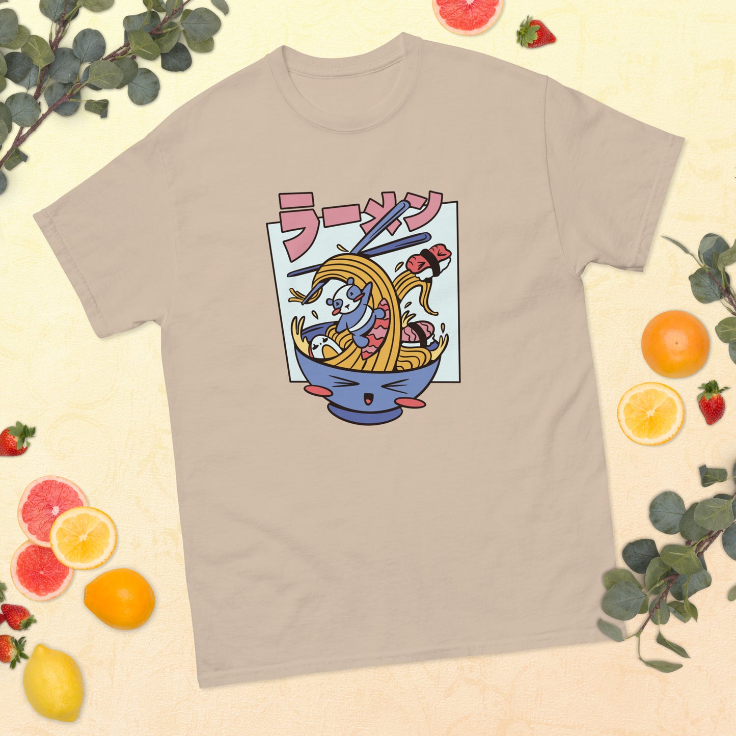 tasty-ramen-art-studio-elvira-unisex-classic-tee-sand